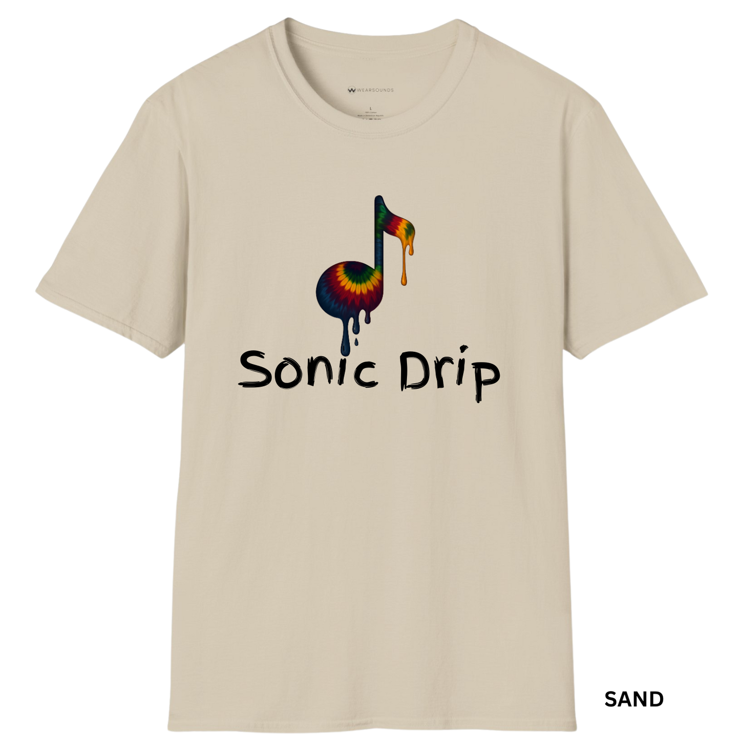 SONIC DRIP | T-SHIRT - 7 colors - 9 sizes |Make your vibe visible. Grab your Sonic Drip tee and wear your rhythm in full color.