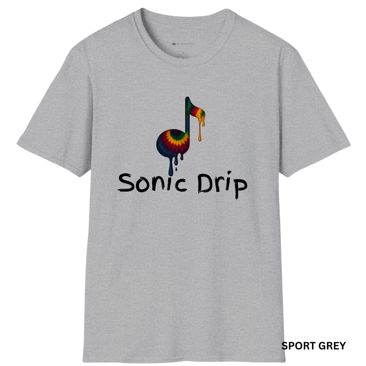 SONIC DRIP | T-SHIRT - 7 colors - 9 sizes |Make your vibe visible. Grab your Sonic Drip tee and wear your rhythm in full color.