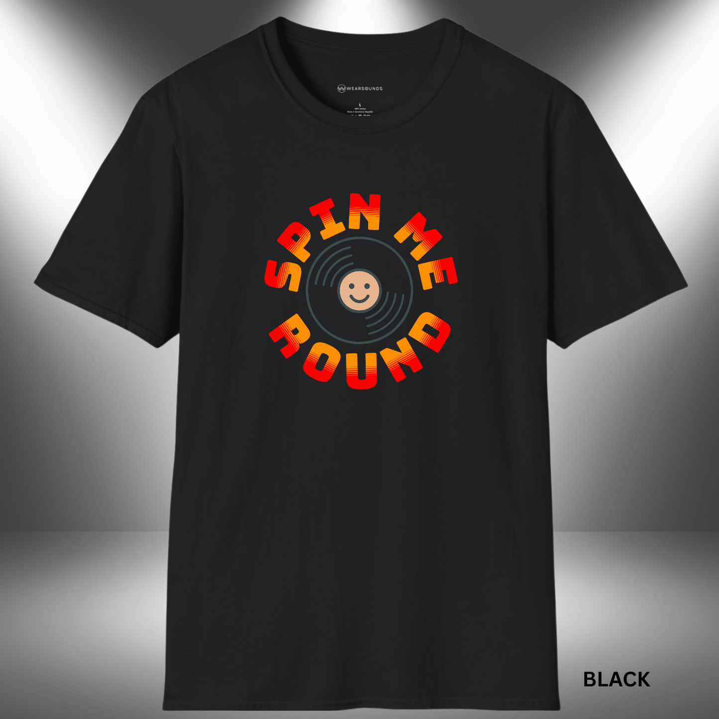 SPIN ME ROUND | T-SHIRT - 6 colors - 9 sizes | Add a smile to your style—let your love for vinyl and old-school beats take a spin with this fun tee!
