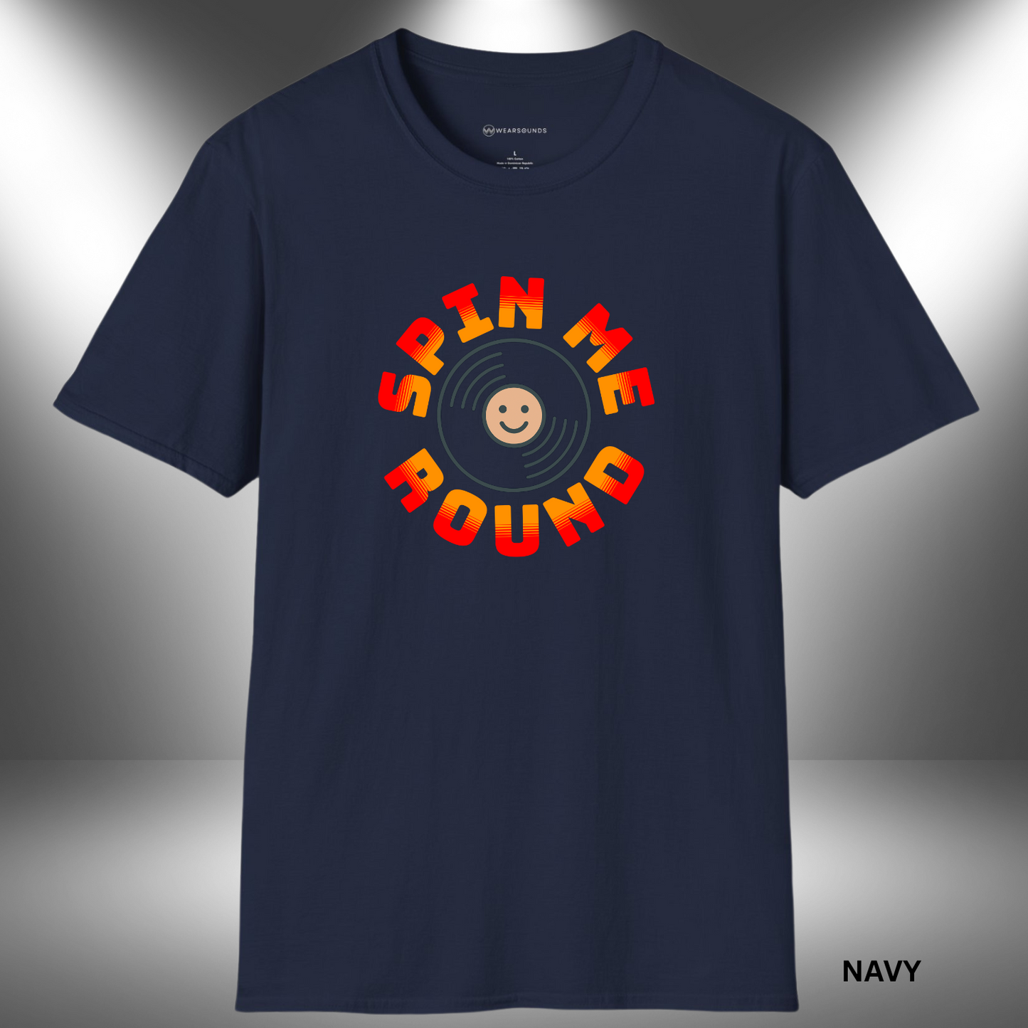 SPIN ME ROUND | T-SHIRT - 6 colors - 9 sizes | Add a smile to your style—let your love for vinyl and old-school beats take a spin with this fun tee!