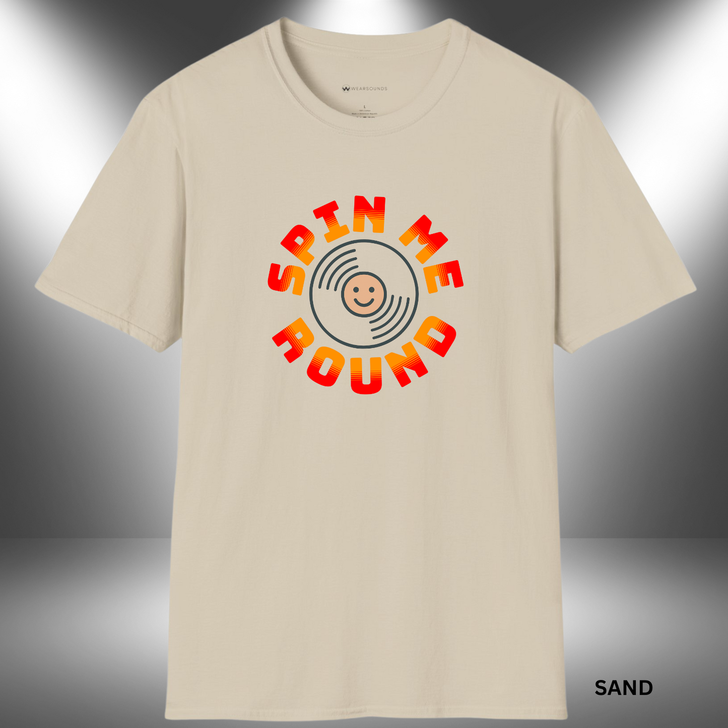 SPIN ME ROUND | T-SHIRT - 6 colors - 9 sizes | Add a smile to your style—let your love for vinyl and old-school beats take a spin with this fun tee!