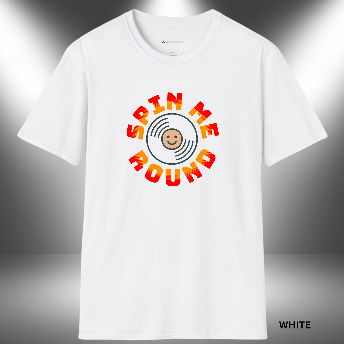 SPIN ME ROUND | T-SHIRT - 6 colors - 9 sizes | Add a smile to your style—let your love for vinyl and old-school beats take a spin with this fun tee!