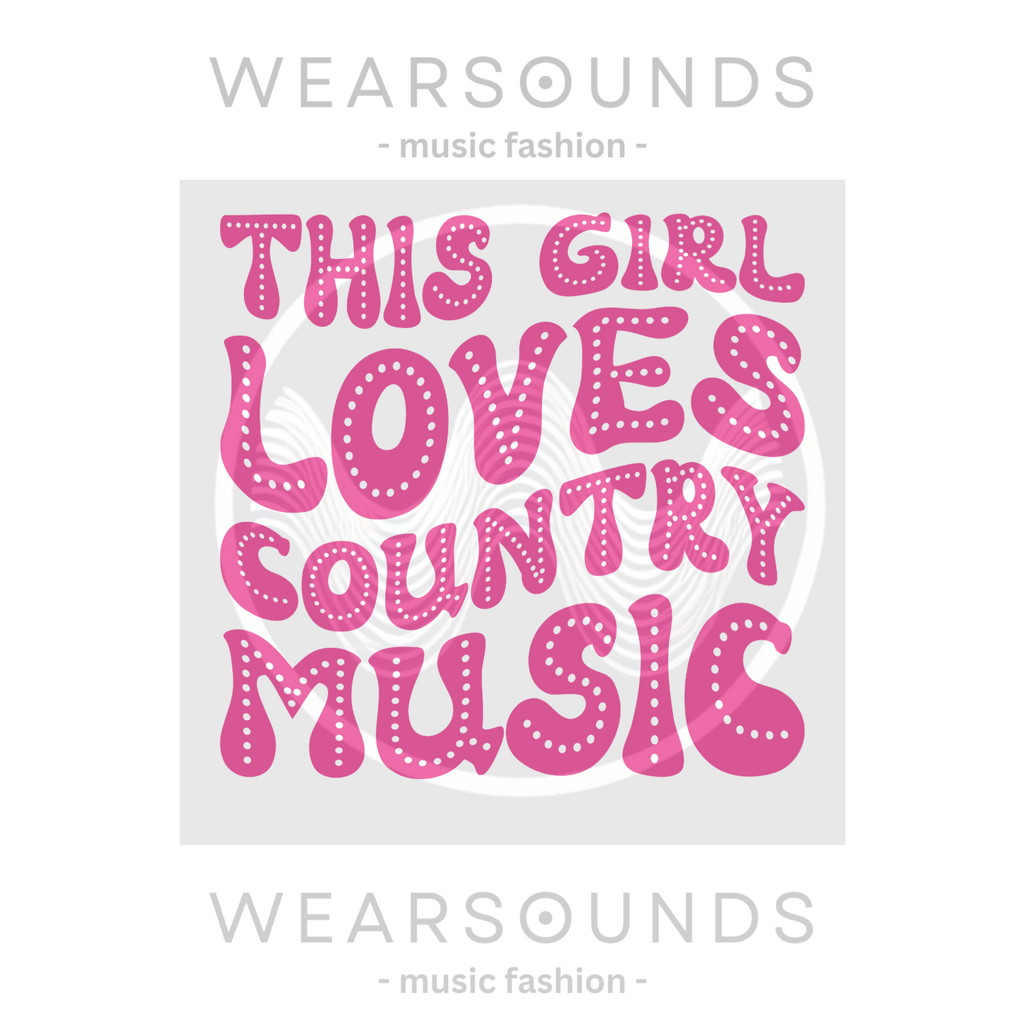THIS GIRL LOVES COUNTRY MUSIC | Lady's V-Neck | T-SHIRT - 7 colors - 4 sizes | Turn it up and sing it loud—this girl definitely loves her country music. 💙🎶