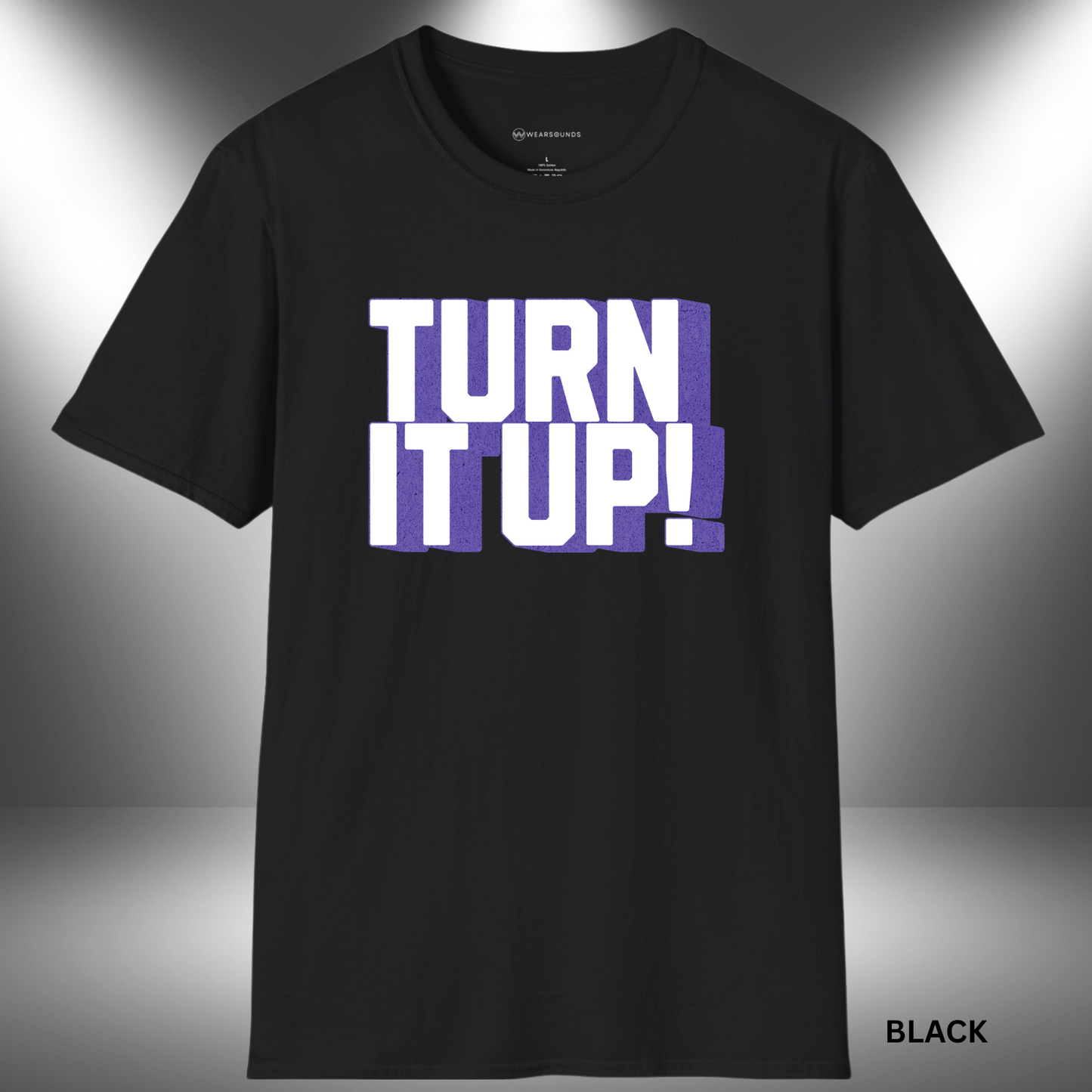 Turn It Up! | T-SHIRT - 7 colors - 9 sizes | π Great for: DJs, Live performers, Musicians and producers, Music festival fans