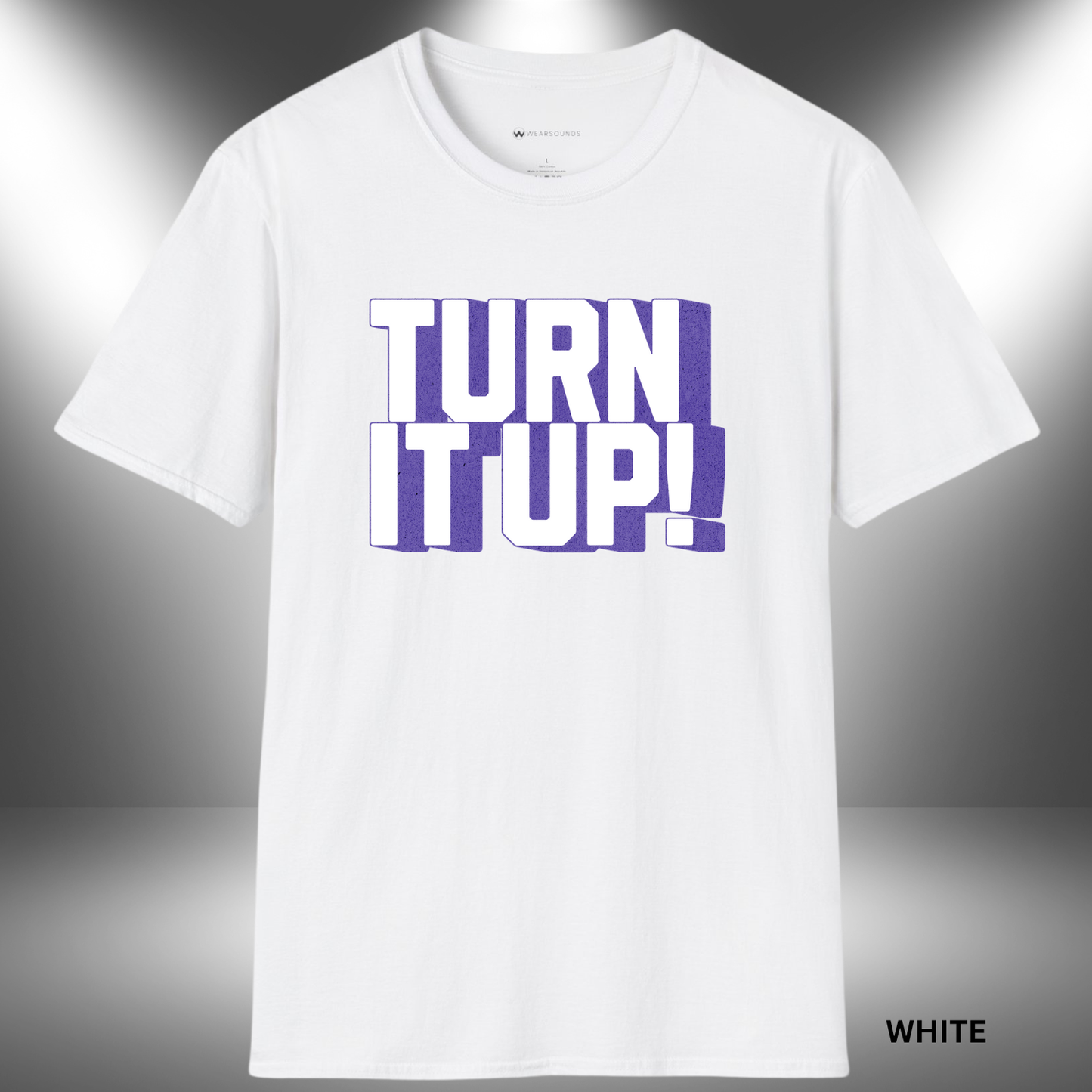 Turn It Up! | T-SHIRT - 7 colors - 9 sizes | π Great for: DJs, Live performers, Musicians and producers, Music festival fans