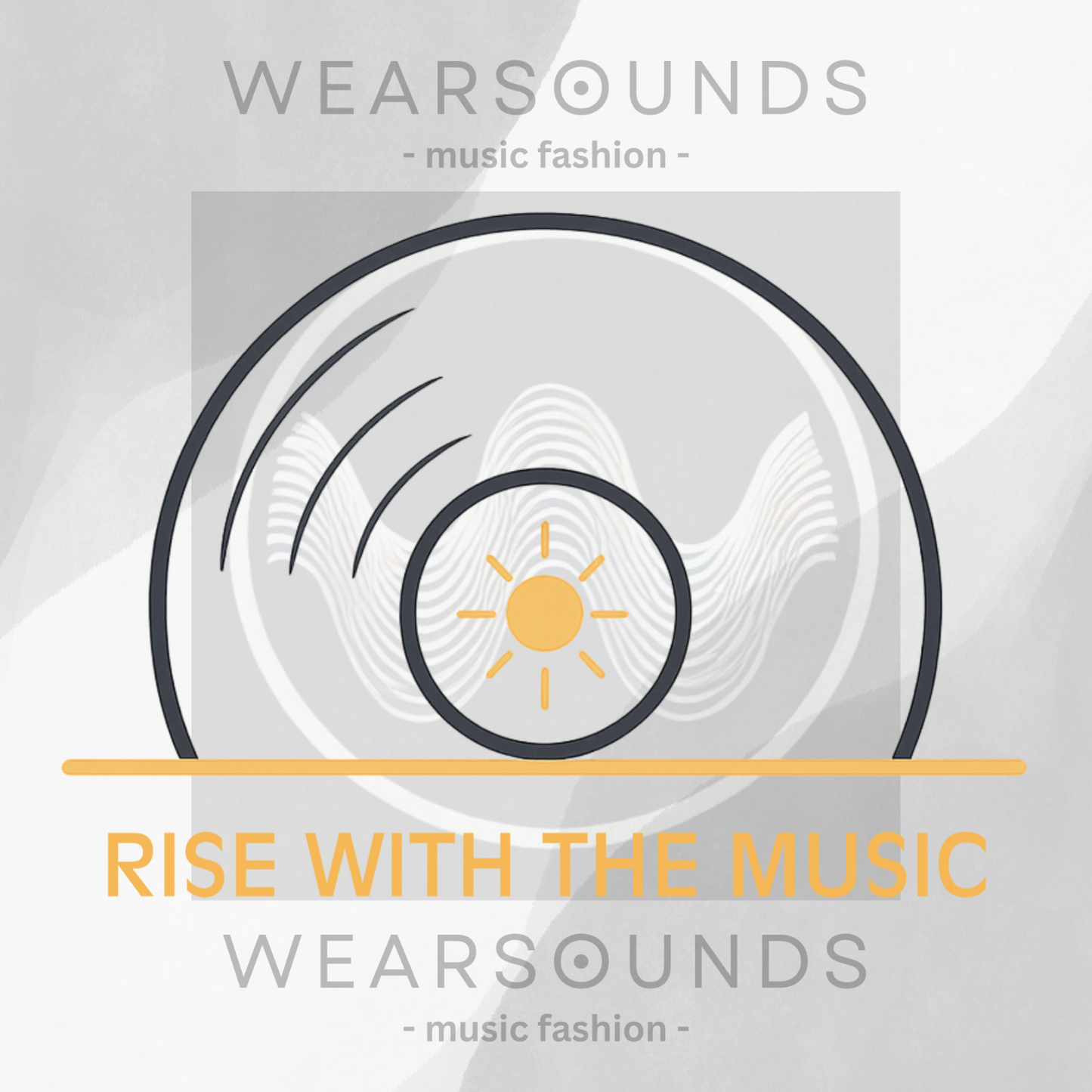 RISE WITH THE MUSIC | T-SHIRT - 7 colors - 9 sizes | — because every great day starts with a great track.