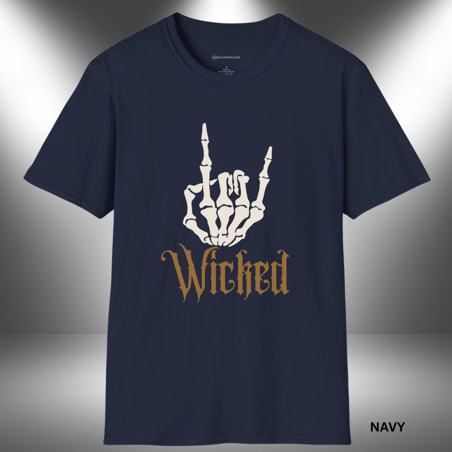 ROCK ON! WICKED | T-SHIRT - 7 colors - 9 sizes | Grab the ROCK ON! WICKED Tee and show the world your spooky metal spirit!