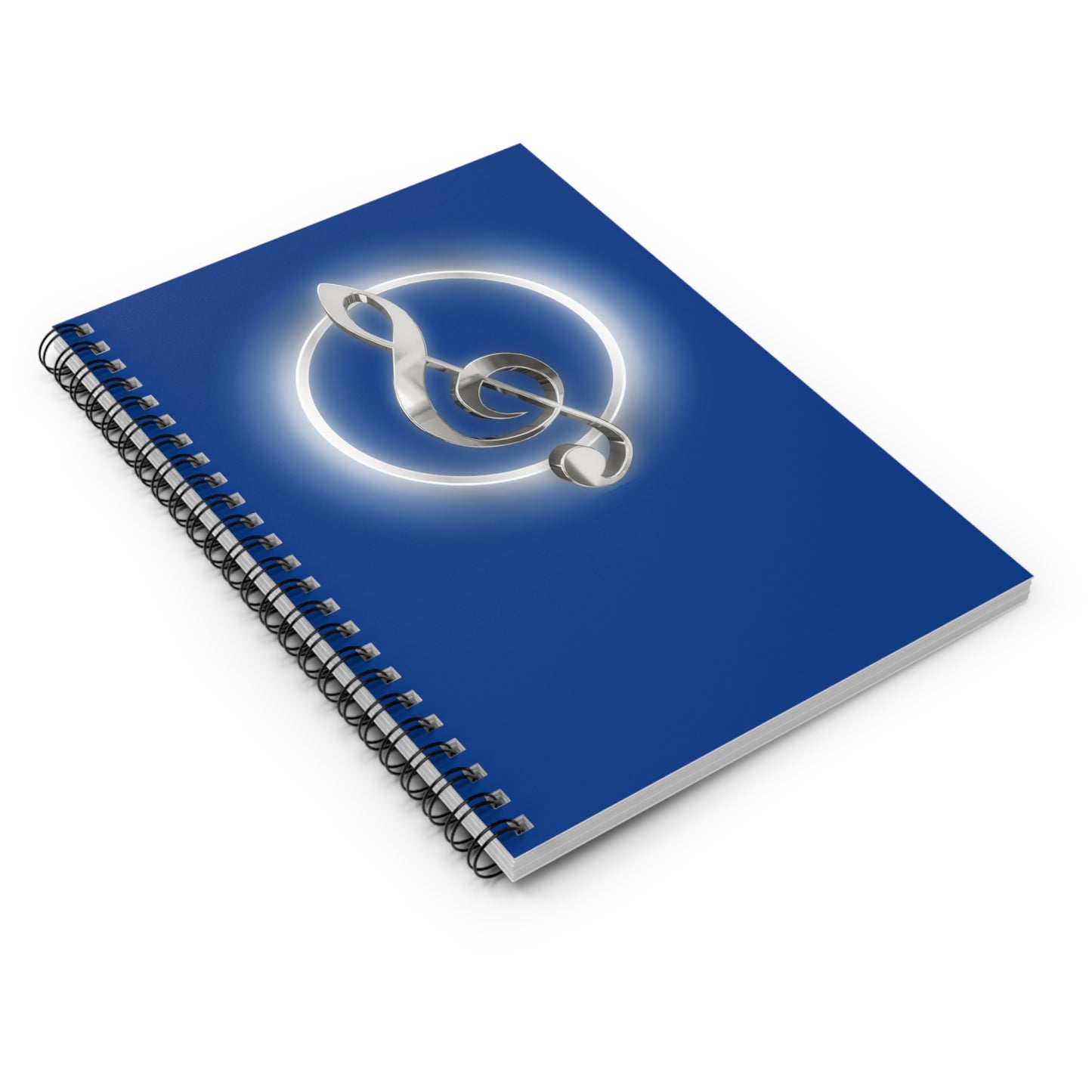 TREBLE CLEF Spiral Notebook - Ruled Line with Treble Clef Design, Perfect for Music Lovers, Students, Gift Ideas for Musicians
