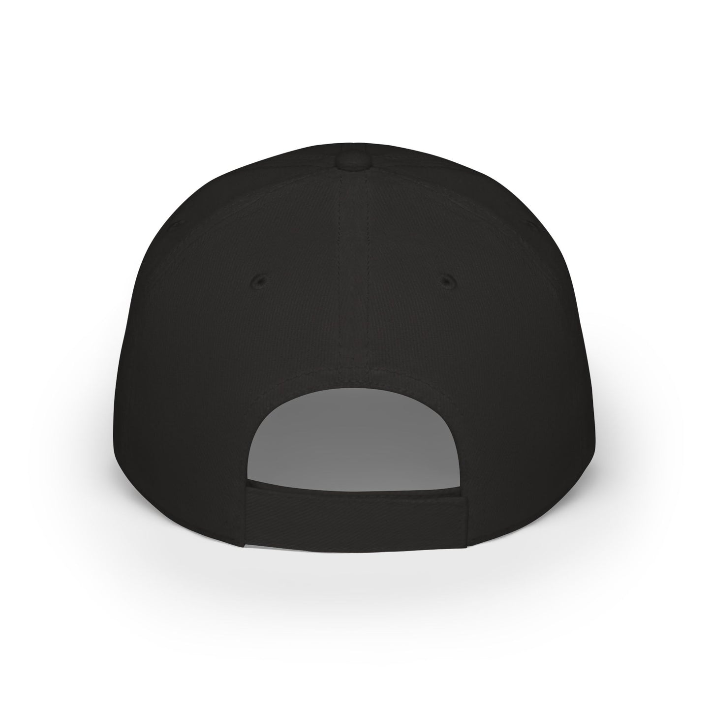 LOOP – Infinite Sound | Baseball Cap — Minimalist Black Low-Profile Hat