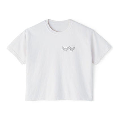 THE SIGNAL TEE |  Women's Boxy Tee – Chest Graphic