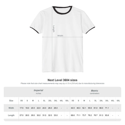 SIGNAL IDENTITY TEE  |   Unisex Ringer T-Shirt  - Chest Logo
