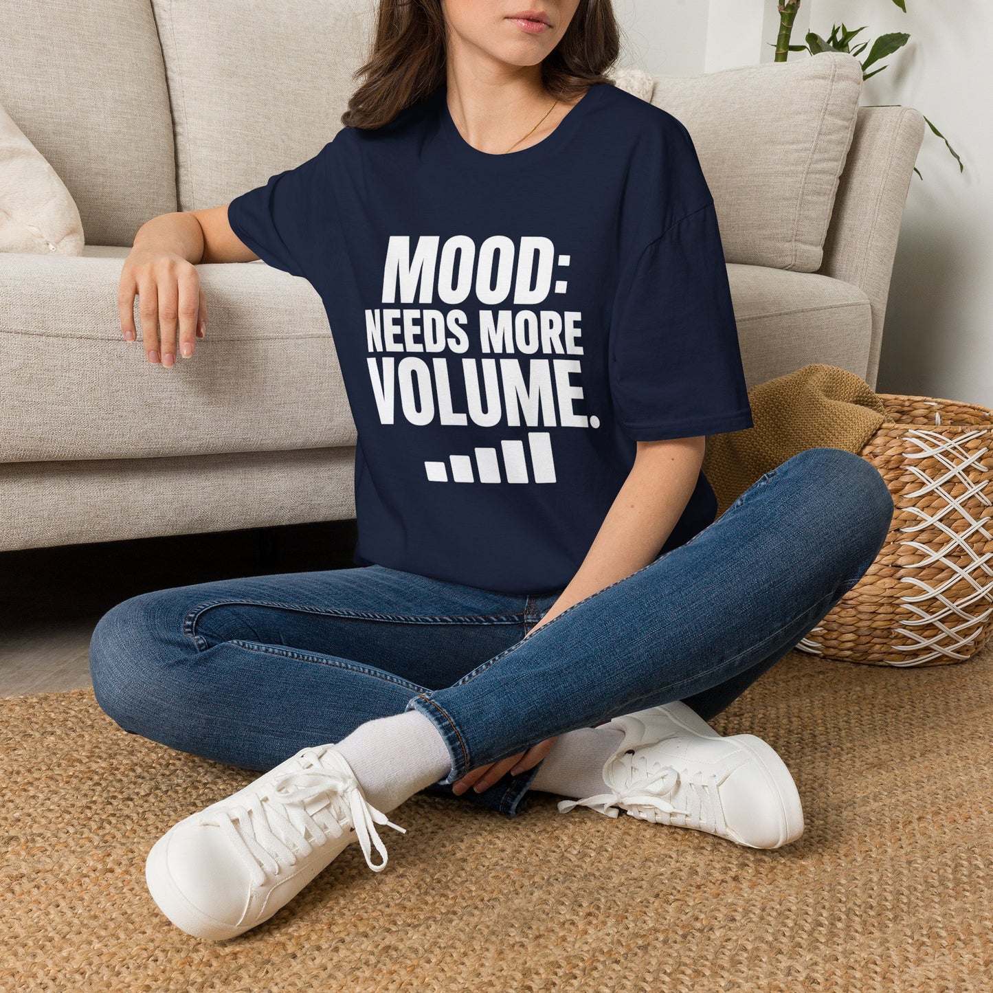 MOOD: NEEDS MORE VOLUME    | T-SHIRT - 6 colors - 9 sizes  |  Music Lovers T-Shirt