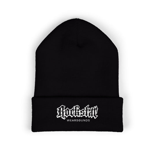 ROCKSTAR —  Embroidered Rocksville Cuffed Beanie