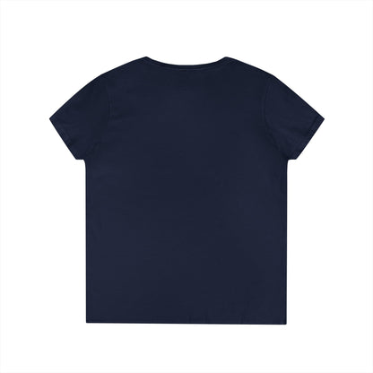 GUILTY PLEASURE |  Lady's V-Neck  | T-SHIRT - 6 colors - 4 sizes | Celebrate your sound with a wink and a vibe.