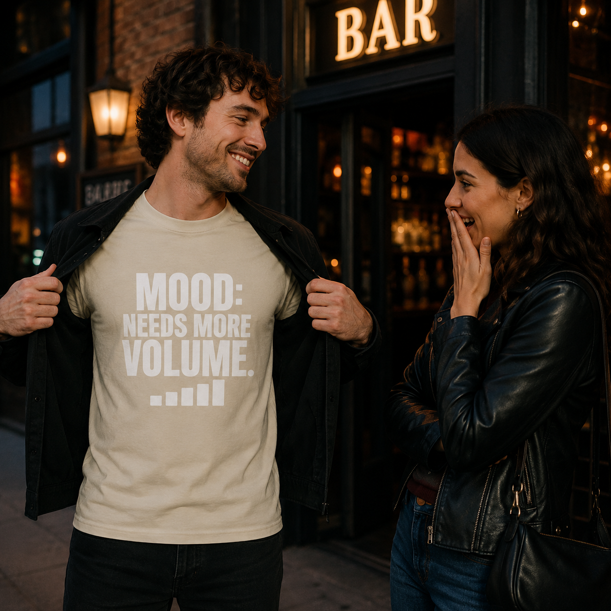 MOOD: NEEDS MORE VOLUME    | T-SHIRT - 6 colors - 9 sizes  |  Music Lovers T-Shirt