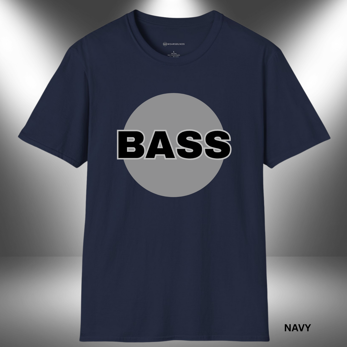 BASS  | T-SHIRT - 7 colors - 9 sizes  |  Bass Musician Statement Tee