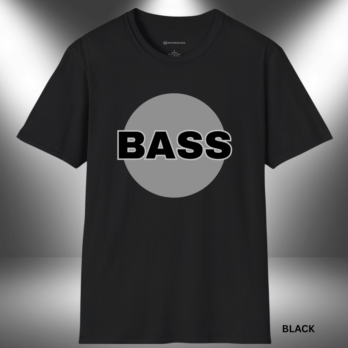 BASS  | T-SHIRT - 7 colors - 9 sizes  |  Bass Musician Statement Tee