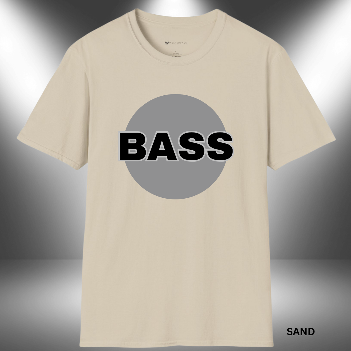 BASS  | T-SHIRT - 7 colors - 9 sizes  |  Bass Musician Statement Tee