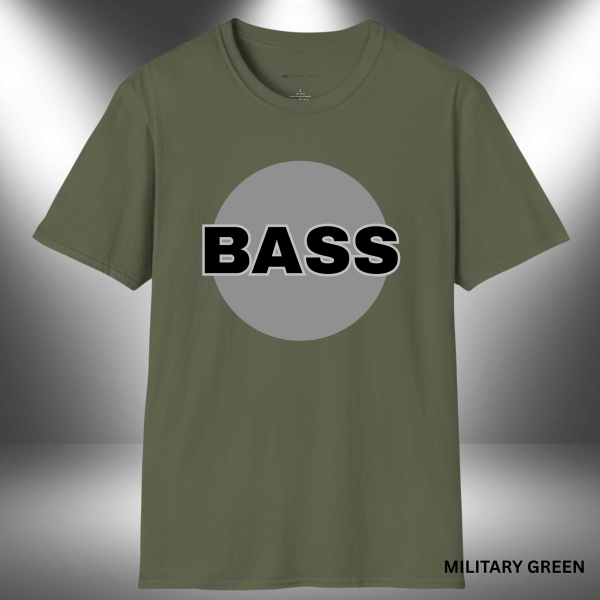 BASS  | T-SHIRT - 7 colors - 9 sizes  |  Bass Musician Statement Tee