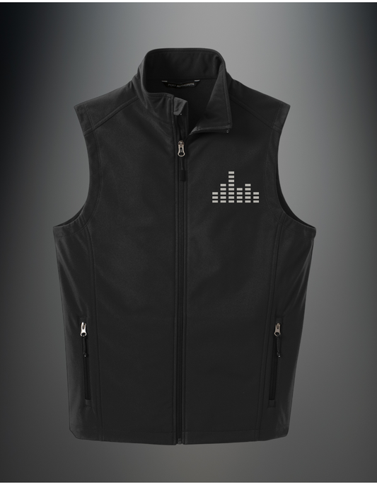 EQUALIZER VEST - Embroidered Soft Shell Vest — Men's Lightweight Outerwear Tech Vest