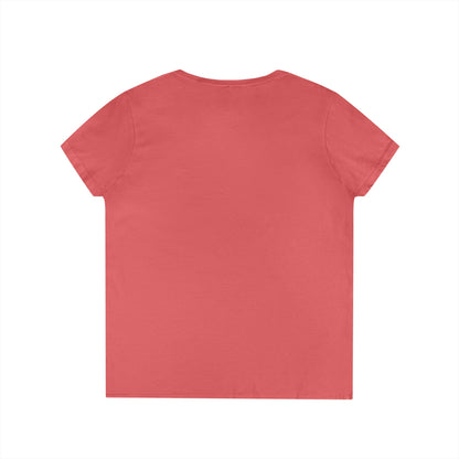 GUILTY PLEASURE |  Lady's V-Neck  | T-SHIRT - 6 colors - 4 sizes | Celebrate your sound with a wink and a vibe.