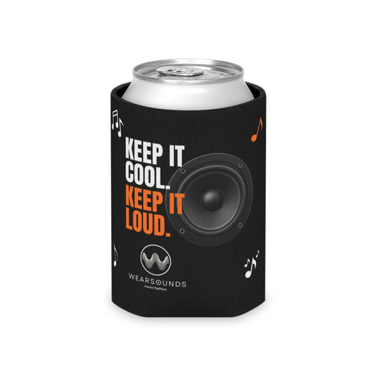 Can Cooler — "Keep It Cool. Keep It Loud." Speaker Design Slim Koozie