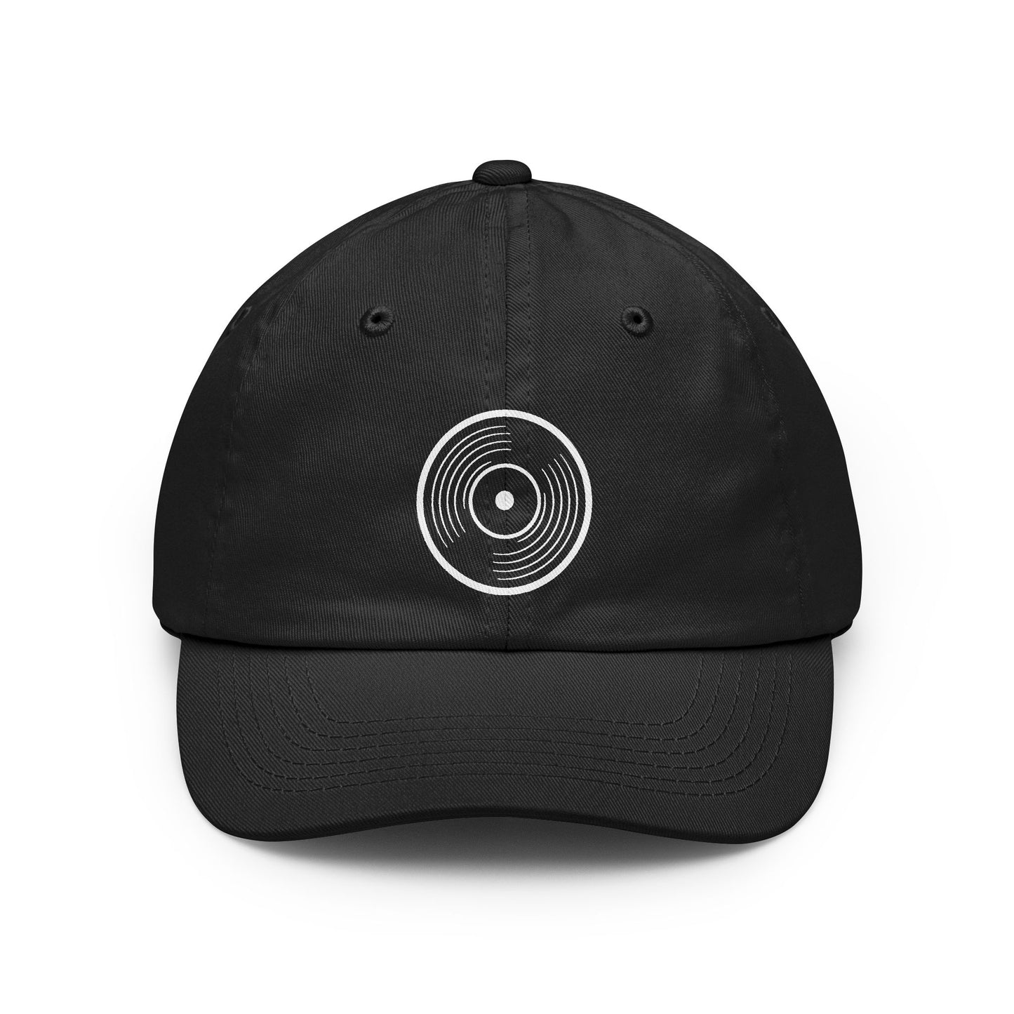 Vinyl Record Dad Hat | Retro Music Embroidered Cap