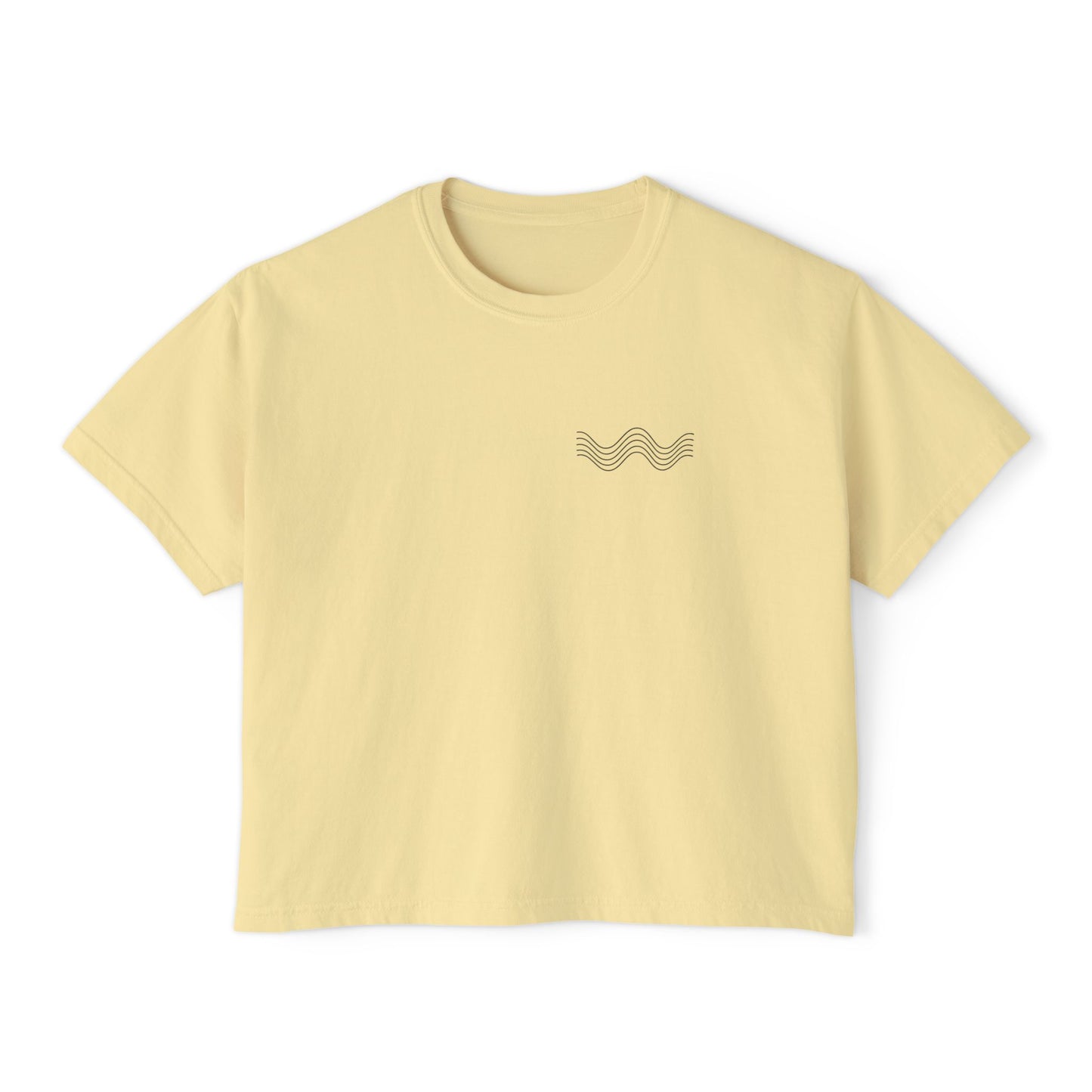 THE SIGNAL TEE |  Women's Boxy Tee – Chest Graphic