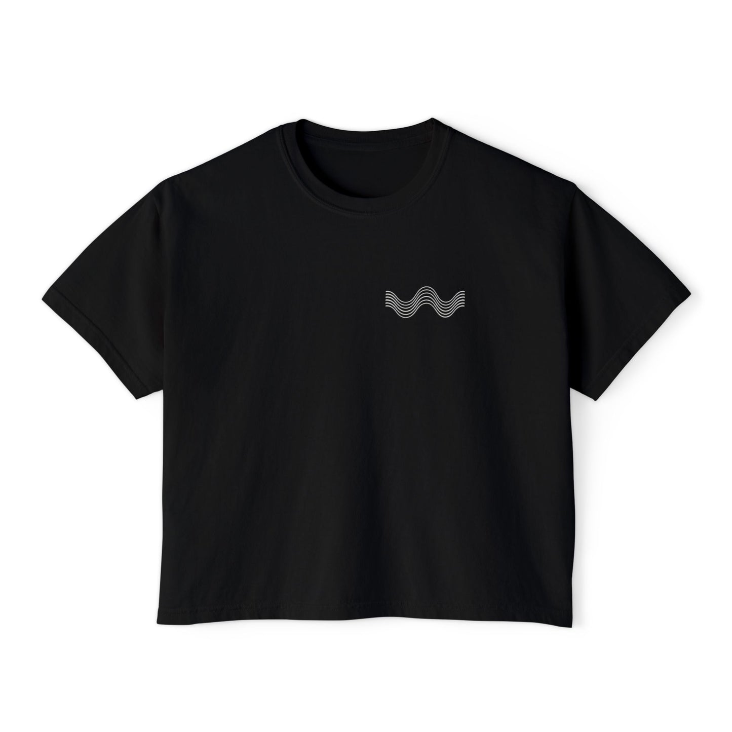 THE SIGNAL TEE |  Women's Boxy Tee – Chest Graphic