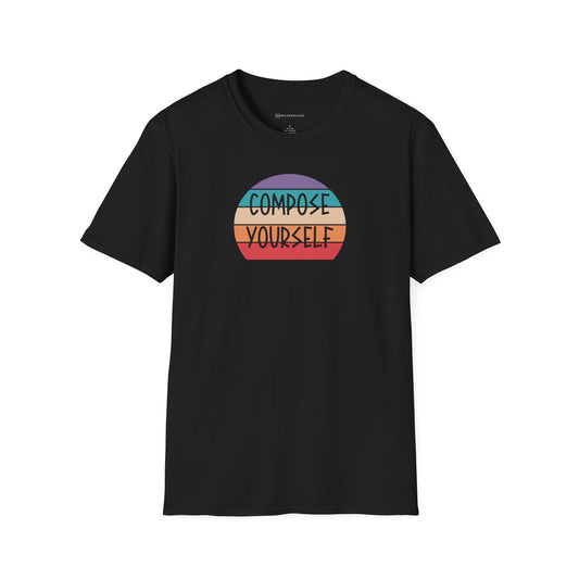 COMPOSE YOURSELF   | T-SHIRT - 7 colors - 9 sizes | 🎁 Perfect for:  Music teachers and band directors, Choir and orchestra members, Composers, songwriters, and producers, Students studying music theory