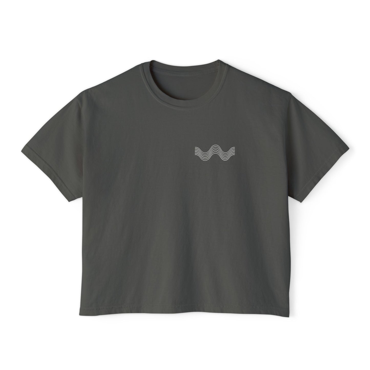 THE SIGNAL TEE |  Women's Boxy Tee – Chest Graphic