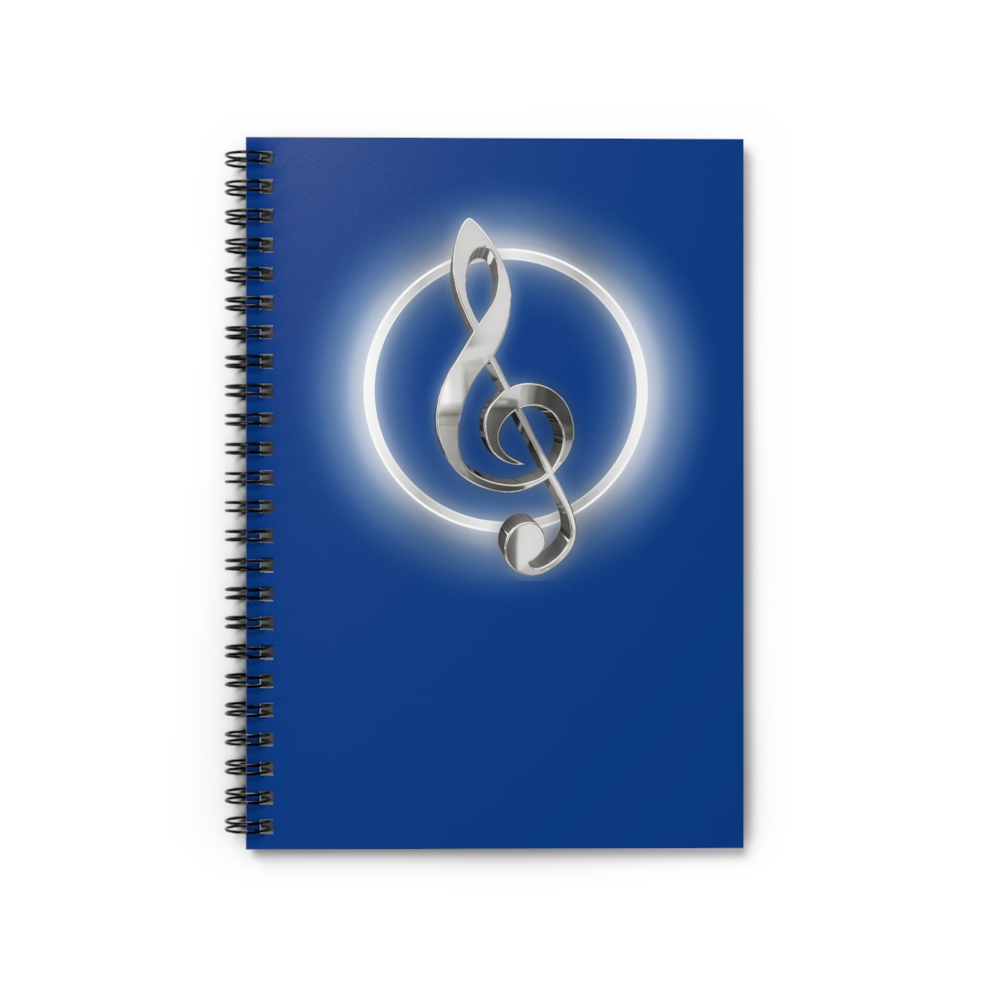 TREBLE CLEF Spiral Notebook - Ruled Line with Treble Clef Design, Perfect for Music Lovers, Students, Gift Ideas for Musicians