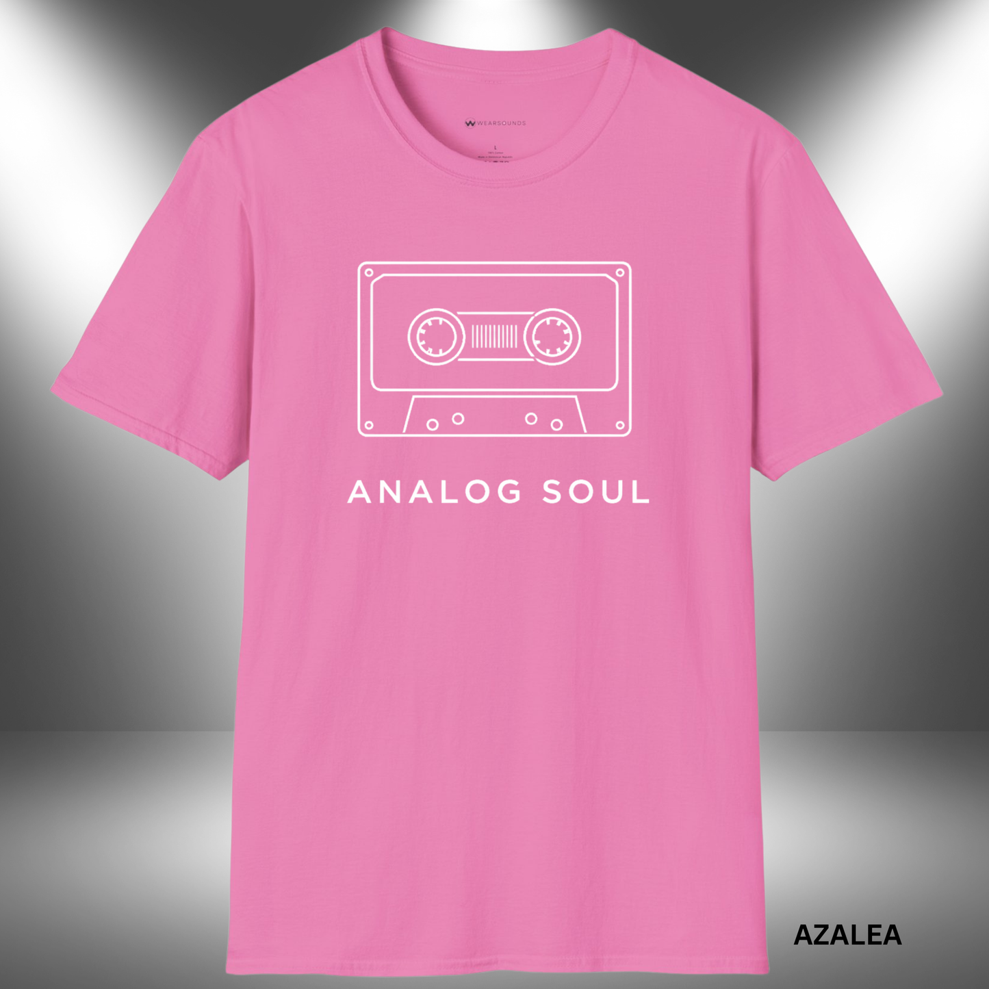 ANALOG SOUL  | T-SHIRT - 6 colors - 9 sizes | CASSETTE TAPE GRAPHIC TEE FOR MUSIC LOVERS