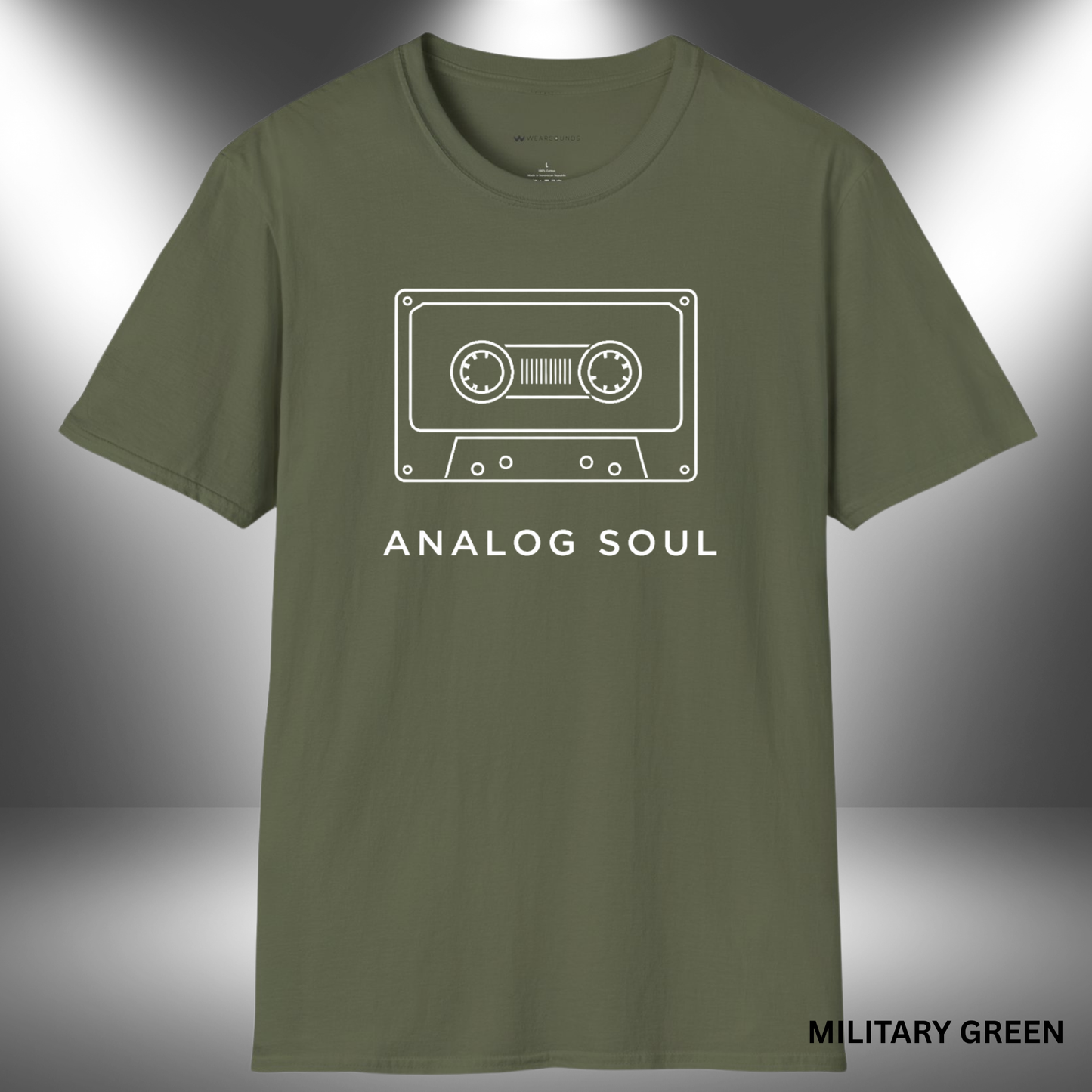 ANALOG SOUL  | T-SHIRT - 6 colors - 9 sizes | CASSETTE TAPE GRAPHIC TEE FOR MUSIC LOVERS