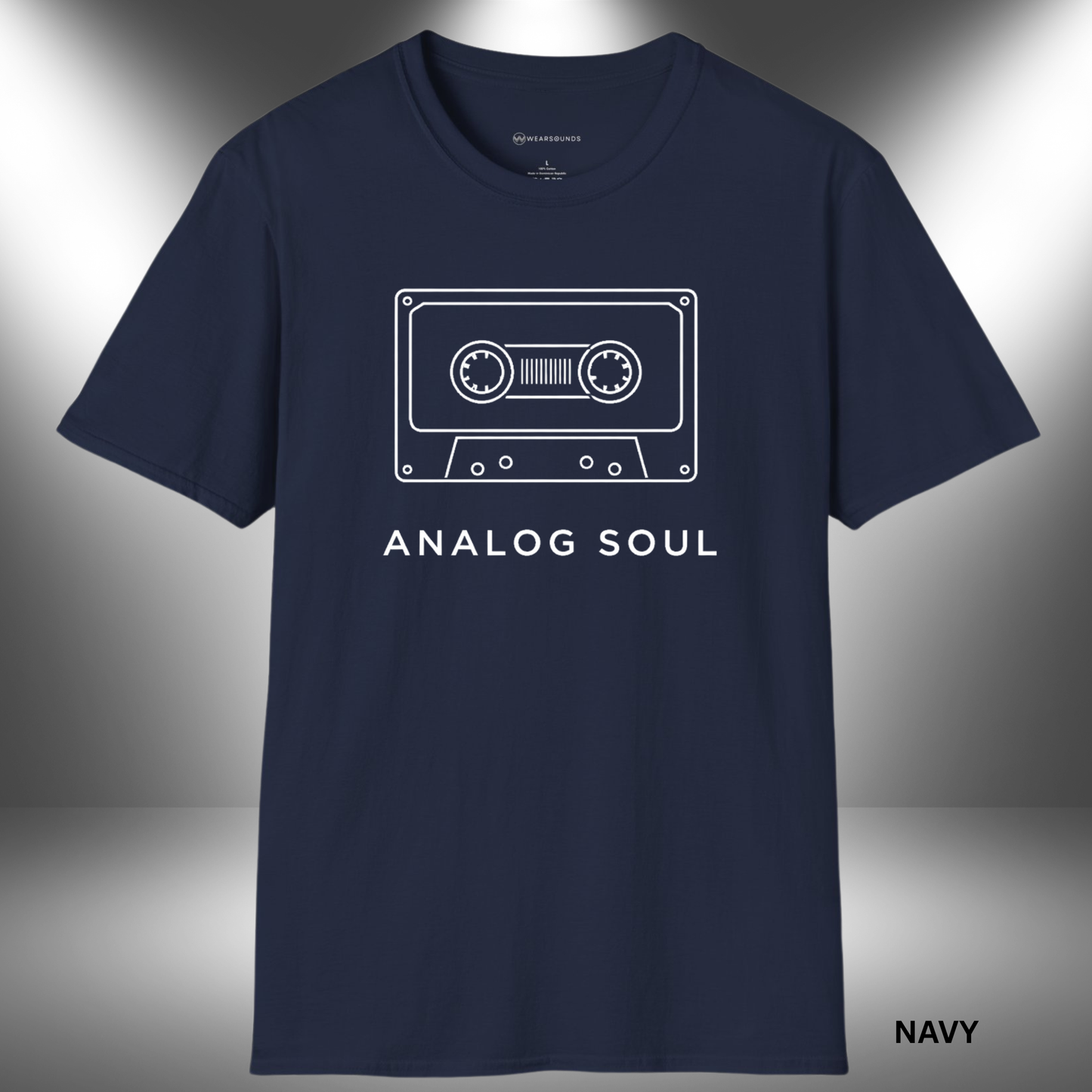 ANALOG SOUL  | T-SHIRT - 6 colors - 9 sizes | CASSETTE TAPE GRAPHIC TEE FOR MUSIC LOVERS