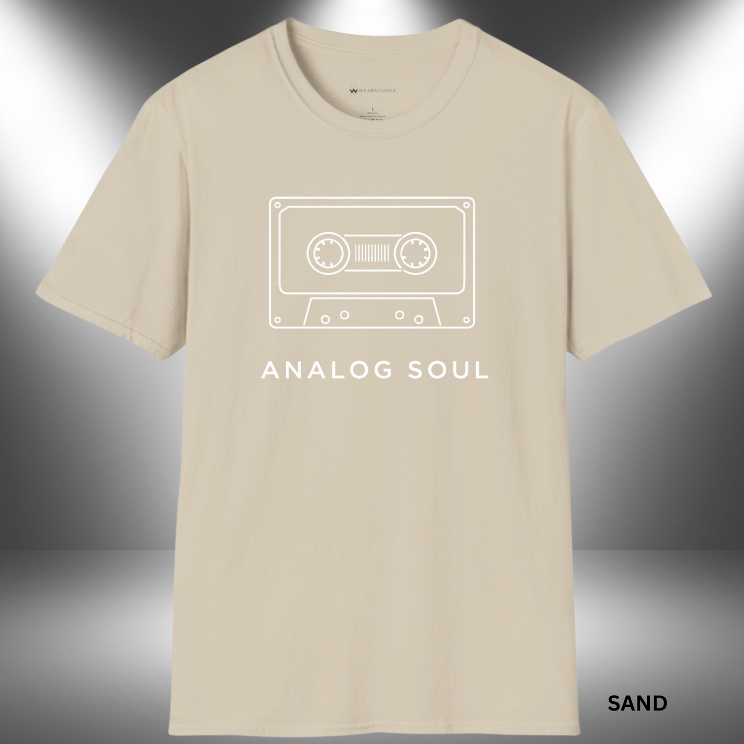 ANALOG SOUL  | T-SHIRT - 6 colors - 9 sizes | CASSETTE TAPE GRAPHIC TEE FOR MUSIC LOVERS