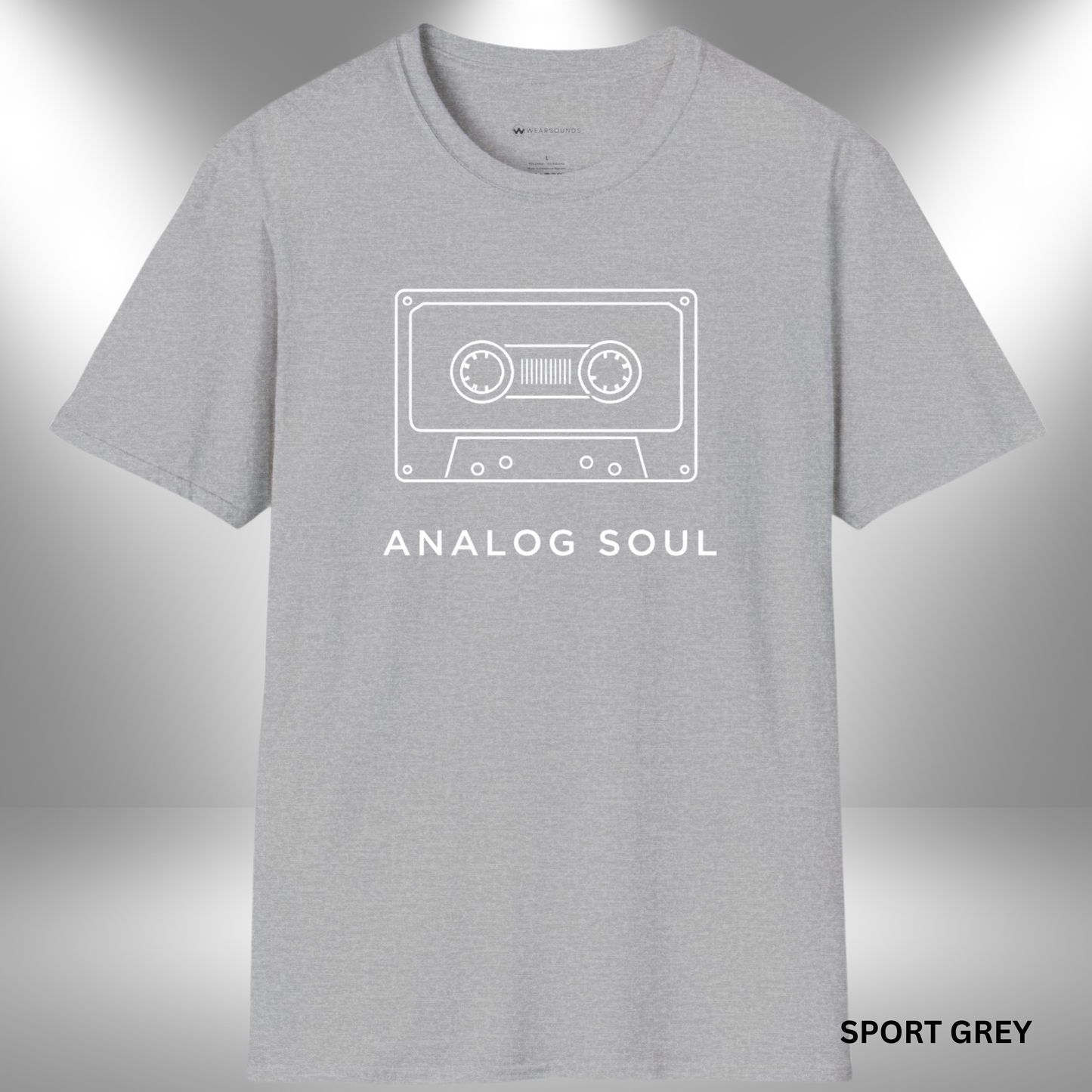 ANALOG SOUL  | T-SHIRT - 6 colors - 9 sizes | CASSETTE TAPE GRAPHIC TEE FOR MUSIC LOVERS