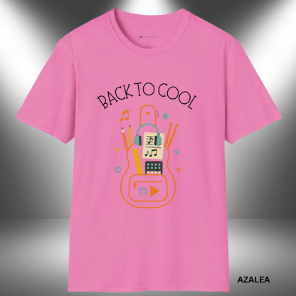 BACK TO COOL       | T-SHIRT - 7 colors - 9 sizes | Go back to school with serious style—rock your love for music all semester long!