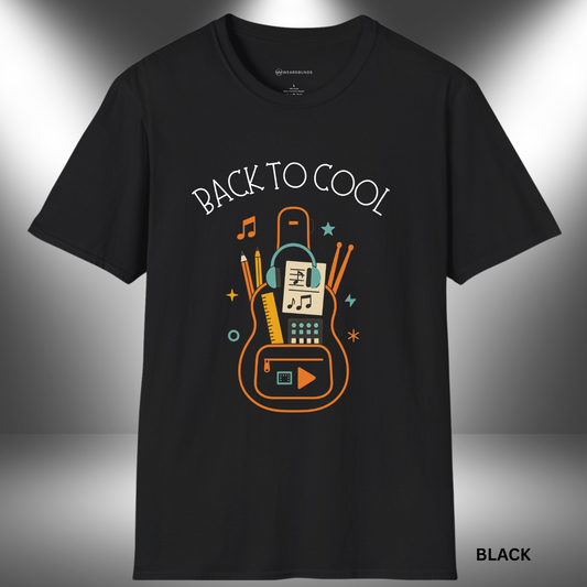BACK TO COOL | T-SHIRT -   5 colors - 9 sizes |🎸✏️ From the classroom to the stage—carry it all with Back to Cool!