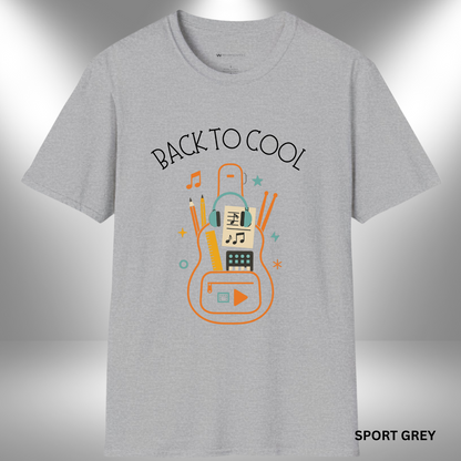BACK TO COOL       | T-SHIRT - 7 colors - 9 sizes | Go back to school with serious style—rock your love for music all semester long!