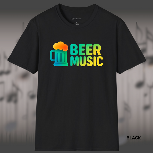 BEER MUSIC   | Whether we're celebrating Octoberfest or just toasting a good time.   | T-SHIRT - 5 colors - 9 sizes