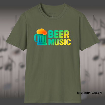 BEER MUSIC   | Whether we're celebrating Octoberfest or just toasting a good time.   | T-SHIRT - 5 colors - 9 sizes