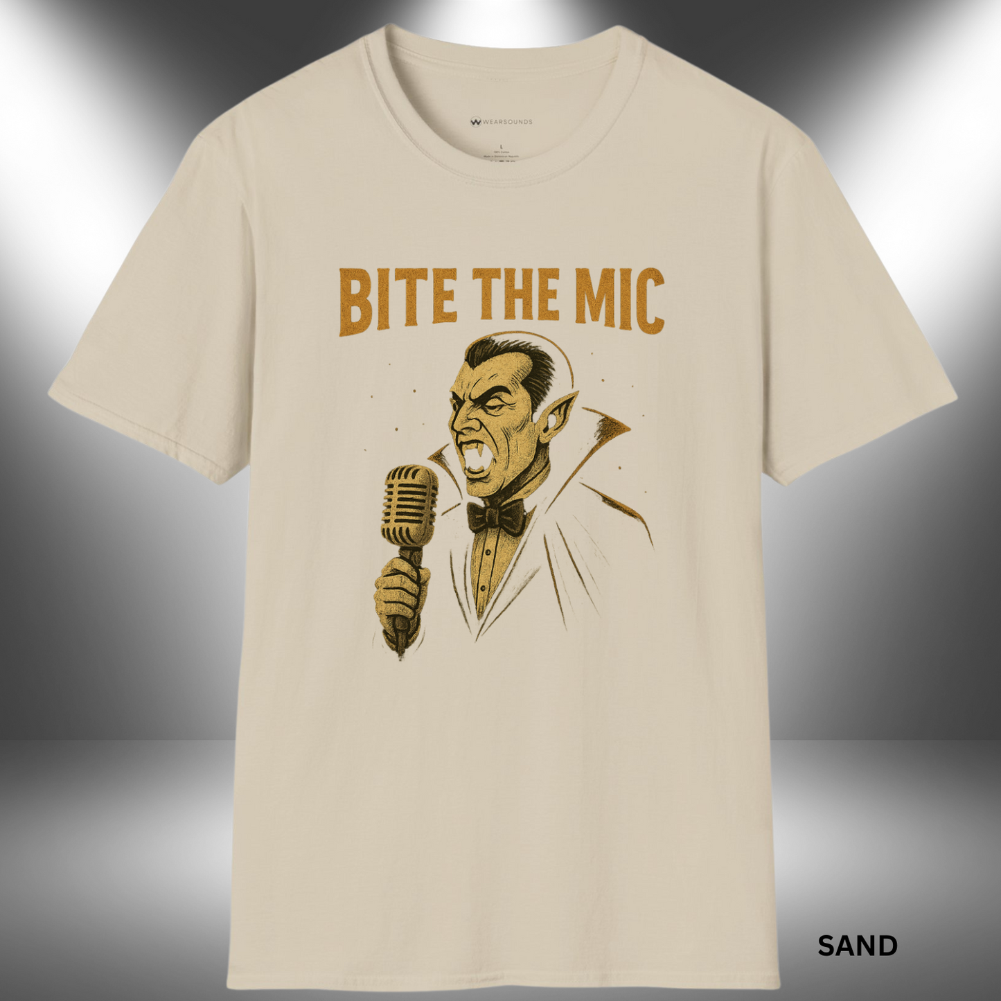 BITE THE MIC    | T-SHIRT - 7 colors - 9 sizes  |  Grab your “Bite the Mic” tee now and let the night hear your scream!