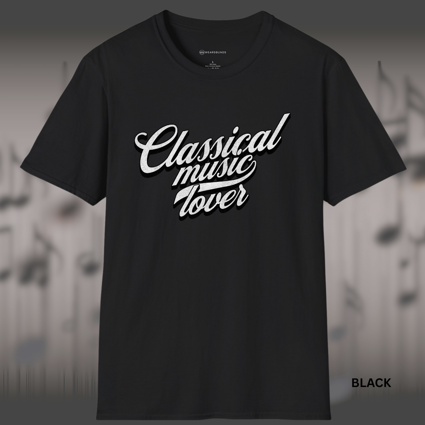 CLASSICAL MUSIC LOVER       | T-SHIRT - 7 colors - 9 sizes