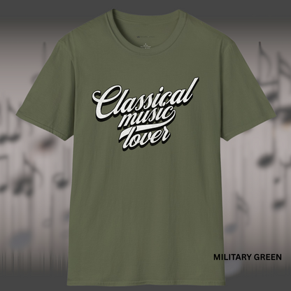 CLASSICAL MUSIC LOVER       | T-SHIRT - 7 colors - 9 sizes