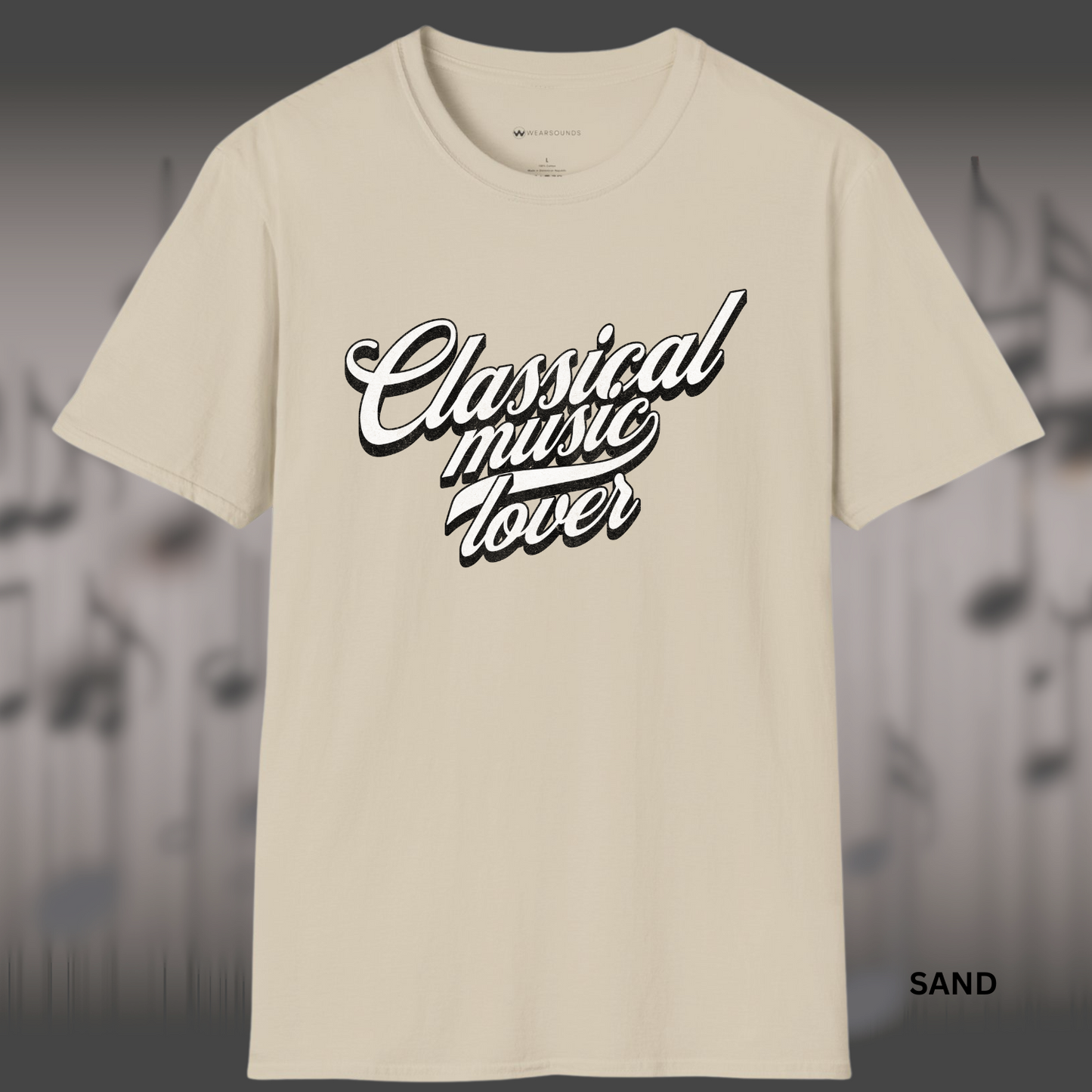 CLASSICAL MUSIC LOVER       | T-SHIRT - 7 colors - 9 sizes