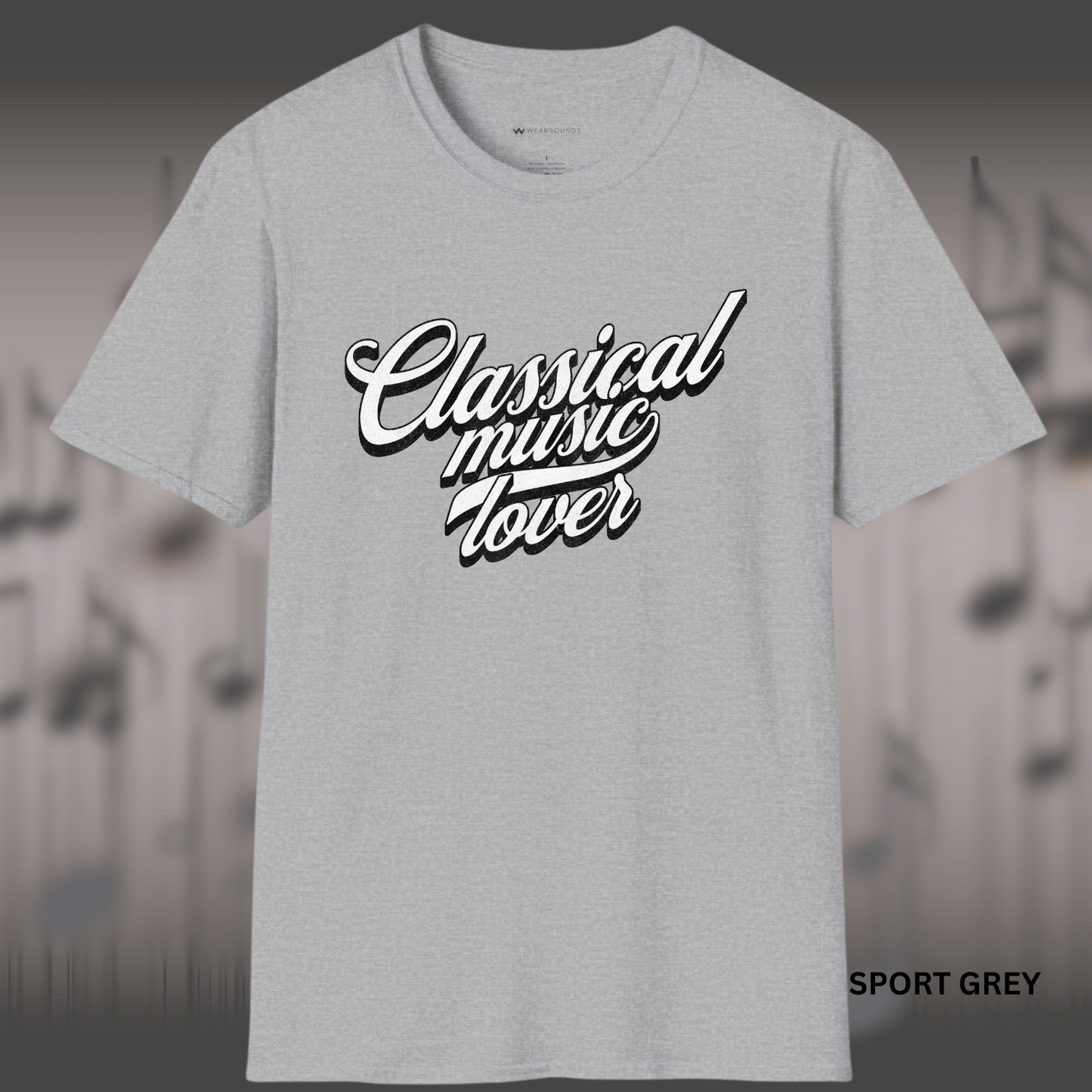 CLASSICAL MUSIC LOVER       | T-SHIRT - 7 colors - 9 sizes