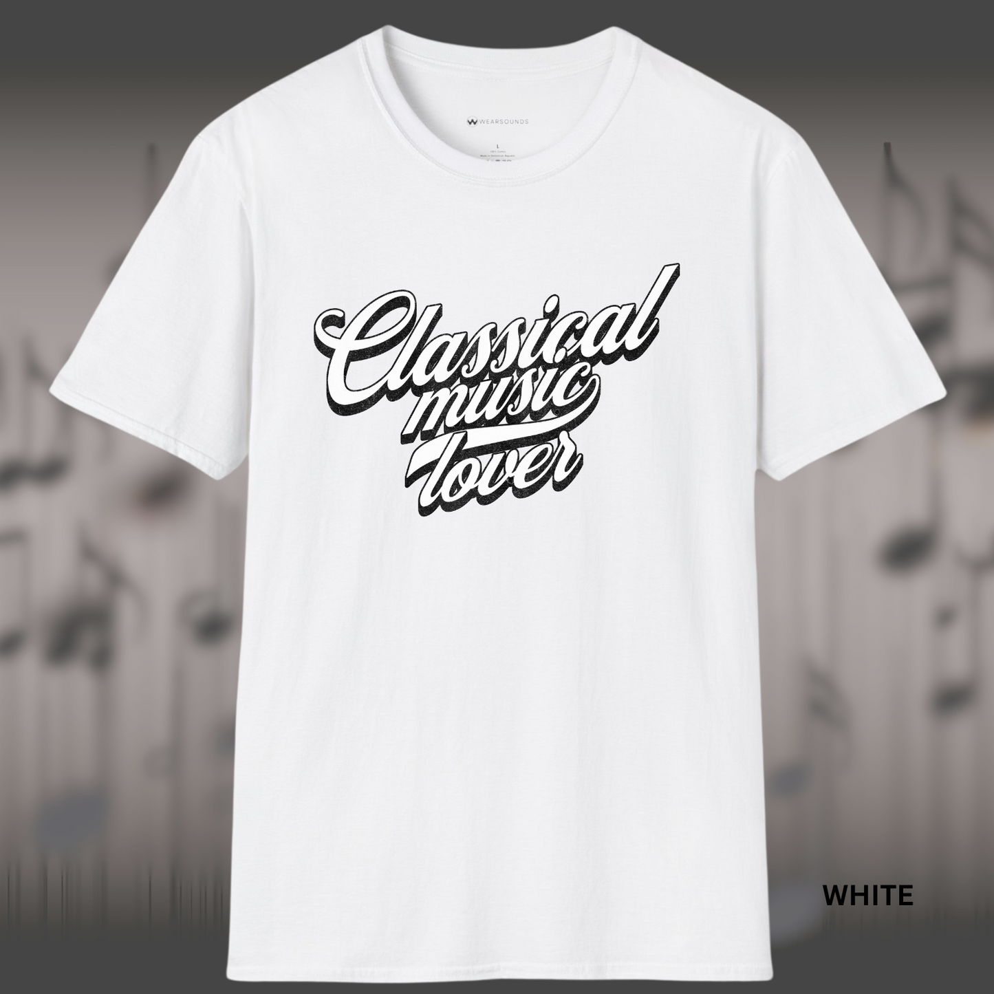 CLASSICAL MUSIC LOVER       | T-SHIRT - 7 colors - 9 sizes