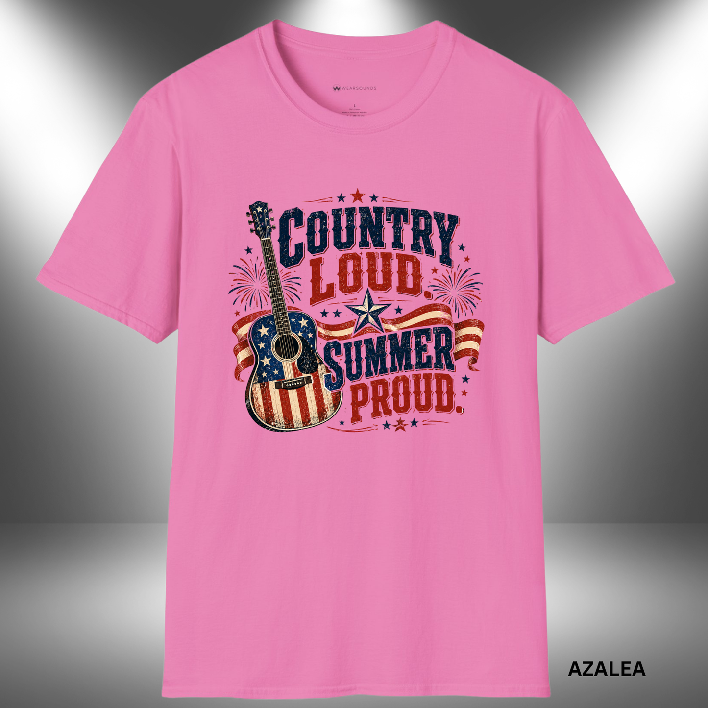 COUNTRY LOUD SUMMER PROUD     | T-SHIRT - 6 colors - 9 sizes  |  Patriotic Country Music Tee