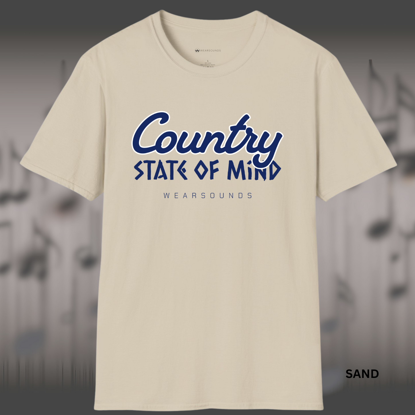 COUNTRY STATE OF MIND        | T-SHIRT - 5 colors - 9 sizes